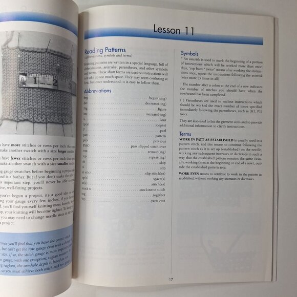 Learn To Knit Just One Day Easy Beginner Start School Needlework Guide Creative - Picture 8 of 11